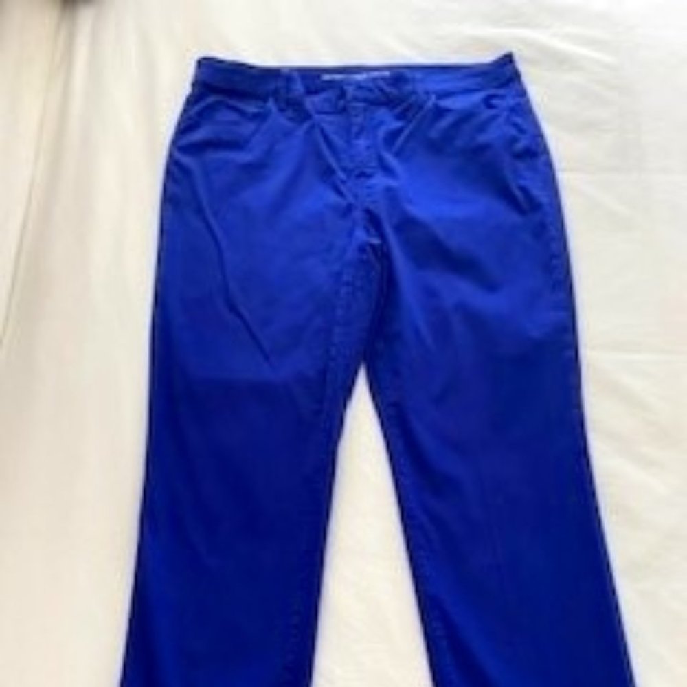 Chico's Girlfriend Slim Leg Ankle Jeans Royal Blue 2.5